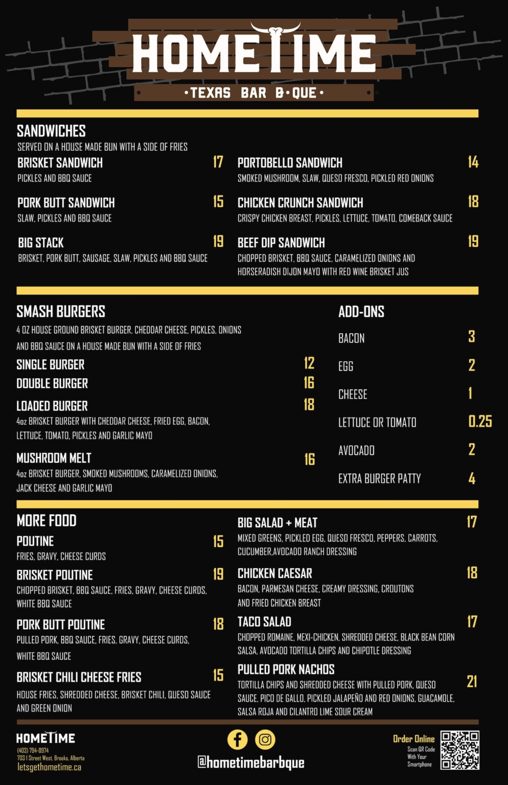 HomeTime BBQ menu, p. 2